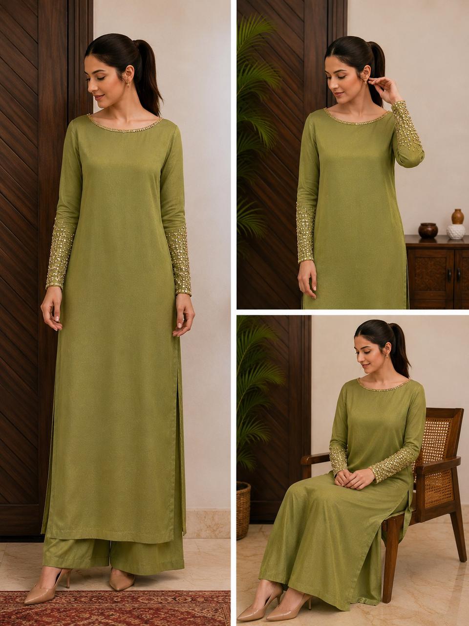 OLIVE CO-ORD SET